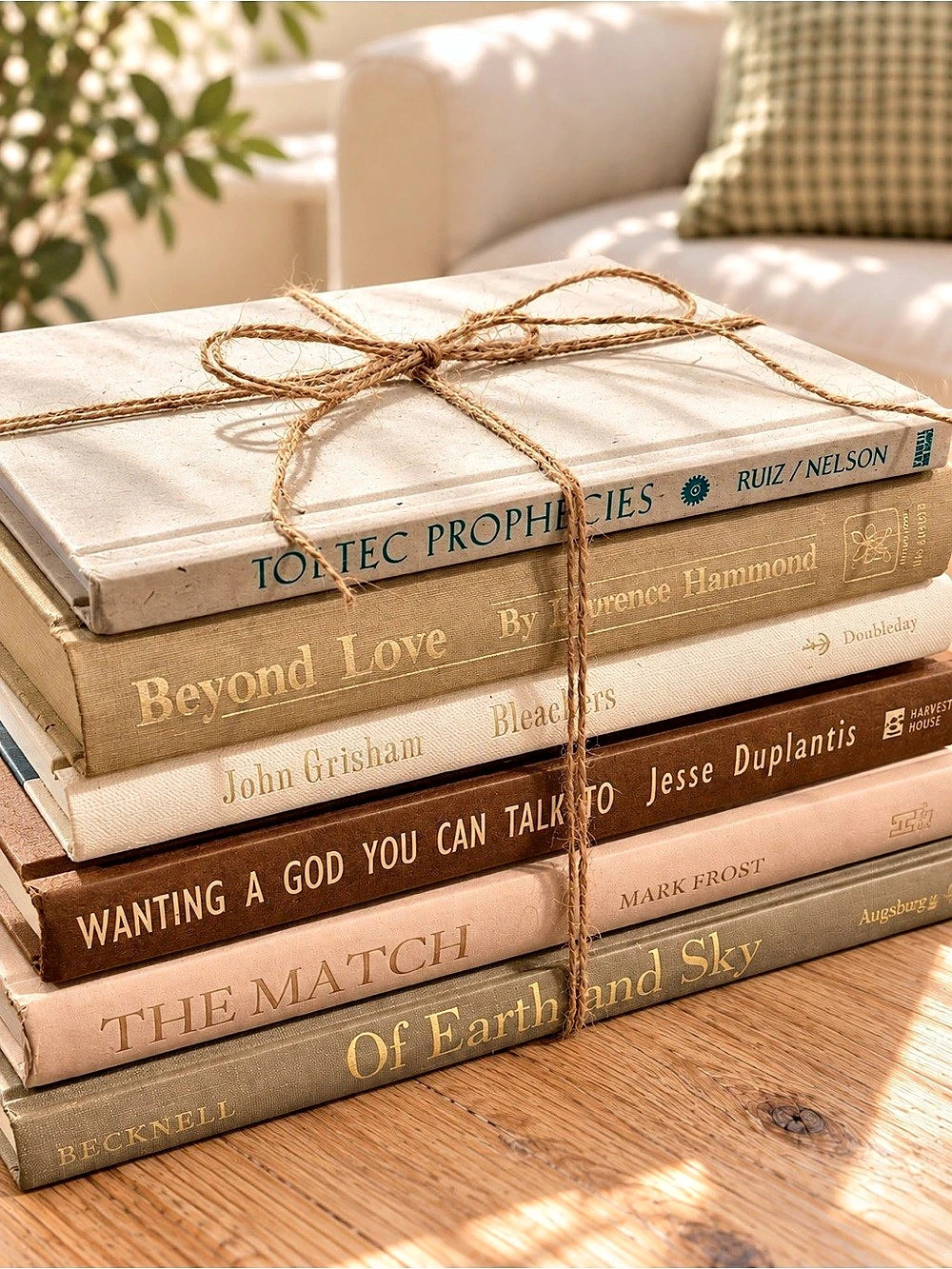 Parchment & Patina vintage book bundle palette of Soft Neutrals
